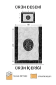 Kapitoneli Pamuk Dolgulu Kadife Kumaş Modern Desenli Premium Kalite Yatak Örtüsü Seti RENKLİ 180 X 240 - 2