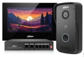Dahua KTP03 7"inç Ekran 2mp IP Villa Kiti İç ve Dış Ünite Cat6 Kablo İle Çalışır - 3