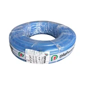 Plahosan 1/2 inç Örgülü PVC  Şeffaf Bahçe Hortum 25 mt Mavi Renk - 2