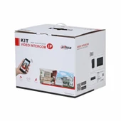 Dahua KTP03 7"inç Ekran 2mp IP Villa Kiti İç ve Dış Ünite Cat6 Kablo İle Çalışır - 2