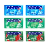 Vivident 45 dk Cüzdan Sakız Nane-Yeşil Nane-Karpuz 6 lı Karma Paket - 1