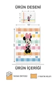 Pamuk Dolgulu Kadife Kumaş Mickey Mouse Desenli Tek Kişilik Çocuk Kapitone Yatak Örtüsü RENKLİ 180 X 240 - 2