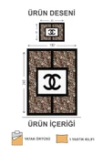 Kapitoneli Pamuk Dolgulu Kadife Kumaş Modern Desenli Premium Kalite Yatak Örtüsü Seti RENKLİ 180 X 240 - 2
