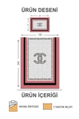 Kapitoneli Pamuk Dolgulu Kadife Kumaş Modern Desenli Premium Kalite Yatak Örtüsü Seti RENKLİ 180 X 240 - 2