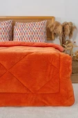 Kiremit Loura Çift Kişilik Çift Taraflı Lüx Wellsoft Yorgan 195x215 cm - 2