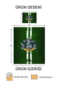 Kapitoneli Pamuk Dolgulu Kadife Kumaş HarryPotter Desenli Tek Kişilik Çocuk Genç Yatak Örtüsü Seti RENKLİ 180 X 240 - 2