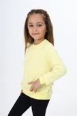 Toontoy Kız Çocuk Çizgili Sweatshirt - 8
