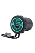 Ch-34 Çift Usb Girişli Motosiklet Için Pd Qc3.0 Usb Şarj - 1