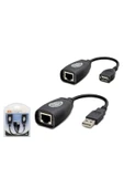 EXTENSION ADAPTÖR USB RJ45 ERKEK DİŞİ 45MT CONCORD C-5605 - 1