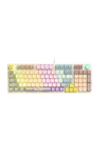 Mk-12 Beyaz Mekanik Gaming Klavye - Blue Switch - RGB Aydınlatmalı -Kablolu - 1