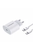 Xiaomi Redmi 8A  Uyumlu P-T18 25  watt hızlı sarj baslık+ kablo - 1