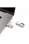 SOTGT64 TYPE-C & USB 3.2 64GB Mini Metal Otg Flash Bellek - 6