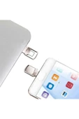 SOTGT64 TYPE-C & USB 3.2 64GB Mini Metal Otg Flash Bellek - 5
