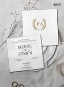 aldialiyor  4049 EKOLİFE DÜĞÜN VE NİŞAN DAVETİYESİ 250 ADET - 1