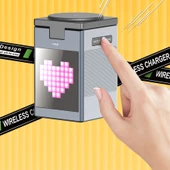 Mioji Mio Cube 5 Saatli ve BT Hoparlörlü 5in1 Telefon Tutucu - Gri - 6
