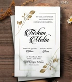 aldialiyor  4048 EKOLİFE DÜĞÜN VE NİŞAN DAVETİYESİ 250 ADET - 1