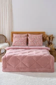 Pudra Loura Çift Kişilik Çift Taraflı Lüx Wellsoft Yorgan 195x215 cm - 3