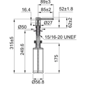 Franke Comfort Sıvı Sabunluk Sahara - 2
