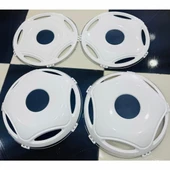 17,5'' İNÇ PLASTİK BEYAZ JANT KAPAĞI 4 ADET ÖN-ARKA MODEL - 7