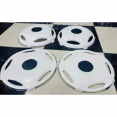 17,5'' İNÇ PLASTİK BEYAZ JANT KAPAĞI 4 ADET ÖN-ARKA MODEL - 5