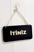 Cam Kapılar İçin İtiniz Çekiniz Tabelası 20*10 CM - 2