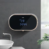 Mioji Mio SM01 Saatli 2000mAh Şarjlı Dijital Ekranlı 350ml Köpük Sabunluk Dispenser - Siyah - 4