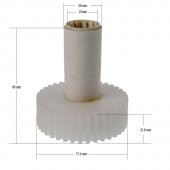 MFW67600 - MFW67440 Kıyma Makinesi Motor Dişlisi, Bosch ile Uyumlu thumbnail 1