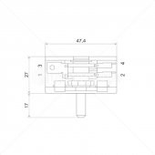 2 Fonksiyonlu Fırın Komutatörü Program Seçici - 4 Bacak thumbnail 3