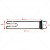 325mm Çeşitli Markalara Uygun Çamaşır Makinesi Rezistansı 1900W - 1