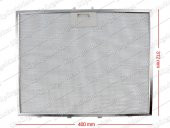 Aspiratör & Davlumbaz Tel Filtresi 400x312mm - 4 Tırnaklı - 5