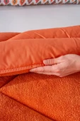 Kiremit Loura Tek Kişilik Çift Taraflı Lüx Wellsoft Yorgan 155x215 cm - 4