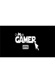 Kaymaz Tabanlı Yıkanabilir Gamer Desenli Çocuk Halısı Dot Taban Halı Siyah 80 X 300 - 3