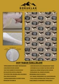 Kaymaz Taban Makinada Yıkanabilir Köpek Desenli Çocuk Halısı RENKLİ 80 X 200 - 2
