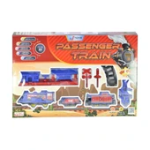 020002 İstasyonlu Tren Kırmızı -UJtoys - 3