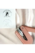 Soğuk Mühür Kabartma Damga Çelik Baskı Presi Rosegold Renk thumbnail 2