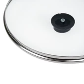 Bütün Tencerelere Uygun Cam Tencere Kapağı 24 cm (1ADET HEDİYEMİZ) KG0017989 - 2