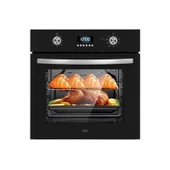 Çetintaş Airfrey 5234 E - 848 CAT - D 55231 Siyah Cam Ankastre Set thumbnail 2