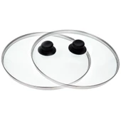 Bütün Tencerelere Uygun Cam Tencere Kapağı 24 cm (1ADET HEDİYEMİZ) KG0017989 - 1