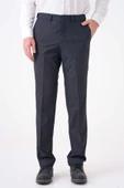 WORKMAN® FlexBelt™ Kızaklı İç Lastikli Koyu Lacivert  Desenli Erkek Pantolon: Gizli Esnek Bel Tasarımıyla Gün Boyu Konfor - 6