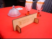 DeepCraft Ahşap Masa Rezerve Yazısı Restoran & Kafe Rezerve - 2