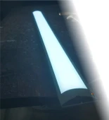 Uzun Dar 120 cm Led li Fluoresant Parlak Beyaz Işıklı Mutfak Dolap Altı Tavan Yer Aydınlatma Lambası - 3