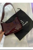 bordo trend omuz çanta kadın - 1
