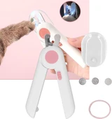 TechTic Led Işıklı Kedi Köpek Tırnak Makası Işıklı-Törpülü -Korumalı Evcil Hayvan Tırnak Makası - 3