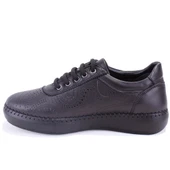 Dagoster DZA07-1236030 Siyah Ortopedik Günlük Deri Kadın Ayakkabı thumbnail 3