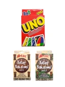 Uno + Anlat Bakalım Seri 1 + Seri 2 Oyun Kartları - 3 lü Set - 1