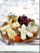 Busstier Bambu 360° Dönen Lüx Servis ve Sunum Tabağı - 30 cm Pizza ve Meze Tabağı thumbnail 8