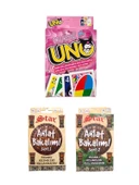 Kuromi Uno ve Anlat Bakalım Seri 1 ve Seri 2 Oyun Kartları - 3 lü Set - 1