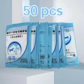 50 Adet Kullan At Klozet Poşeti Klozet Örtüsü Klozet Kapak Örtüsü Dispenseri Klozet Kapak Kağıdı - 6