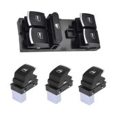 Volkswagen Passat B6 B7 2006-2014 ile uyumlu Cam Açma Düğme Anahtarı Takımı - 1