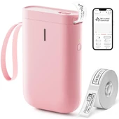 NIIMBOT D11 Pembe Termal Taşınabilir Bluetooth Etiket Yazıcısı thumbnail 1